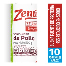 SALCHICHON ZENU POLLO 750GR