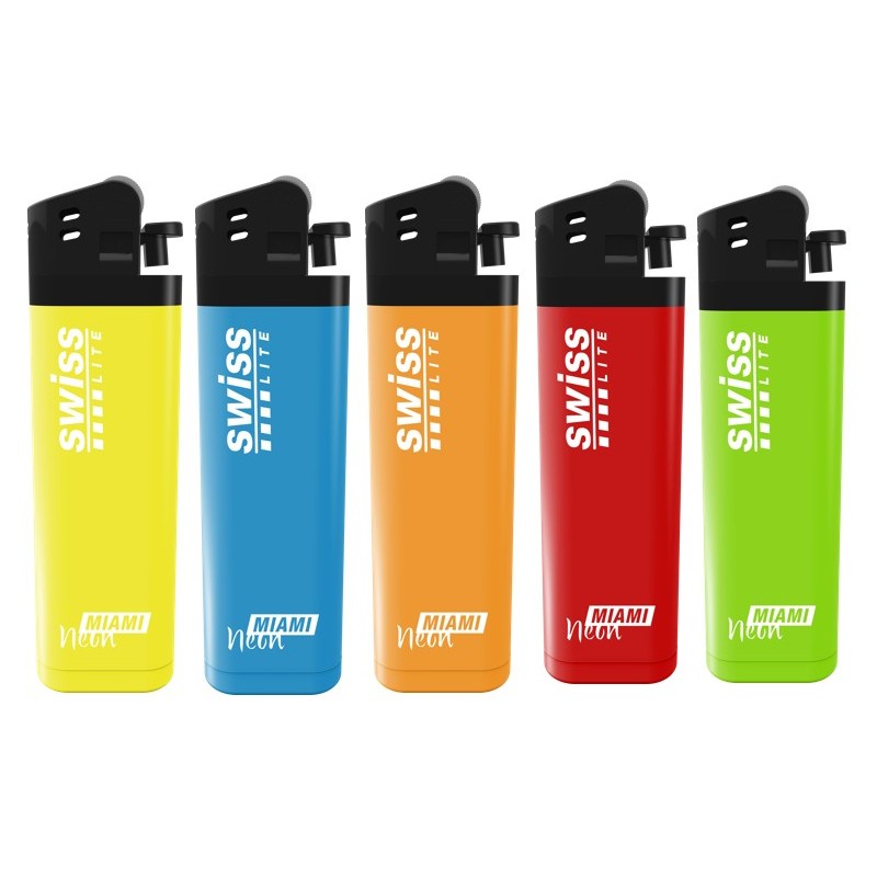 ENCEDEDOR SWISS SOLIDO MIAMI NEON UND