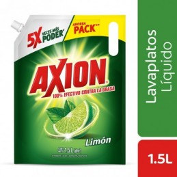 LAVAPLATOS LIQ AXION LIMON...