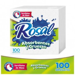 SERVILLETA ROSAL DOBLADA...