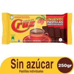CHOCOLATE BARRA CRUZ 250GRS