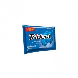 CHICLE TRIDENT 3 MENTA 51GRS