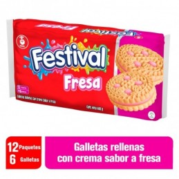 GALLETA NOEL FESTIVAL FRESA...