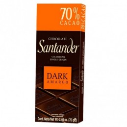 CHOCOLATE SANTANDER 70% 70GR