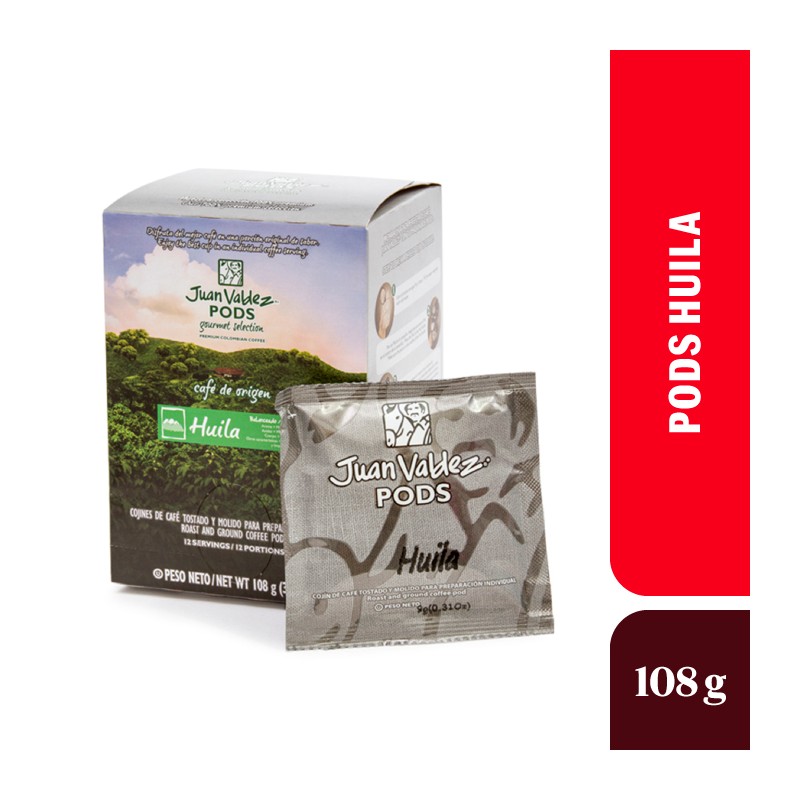 CAFE CAPSULAS JUAN VALDEZ HUILA 12UND