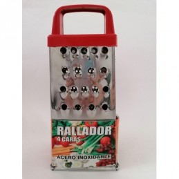 RALLADOR 4 CARAS ACERO IMOX 