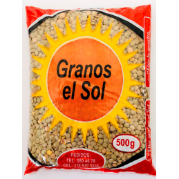 GRANOS EL SOL LENTEJA 500GRS