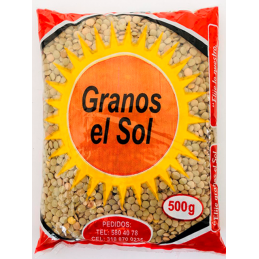 LENTEJAS GRANOS EL SOL 500GR
