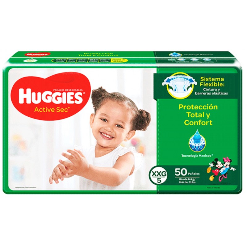 pa�ales active sec huggies