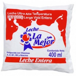 LECHE LA MEJOR ENTERA 400ML