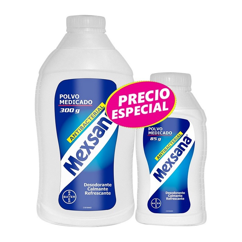 compra en nuestra tienda online: Polvo medicado antibacterial Mexsana 300+85gr