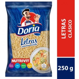 PASTA DORIA LETRAS 250GR