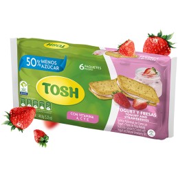 GALLETA TOSH YOGURT FRESA 6UND