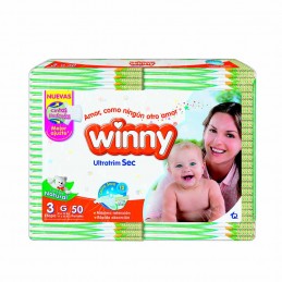 PAÑALES WINNY SEC 3+TOALL...
