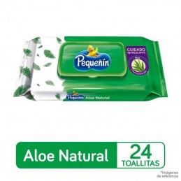 PAÑITOS PEQUEÑIN ALOE 24UND