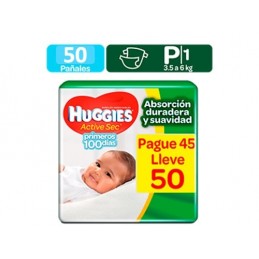 PAÑALES HUGGIES ACTIVE SEC...